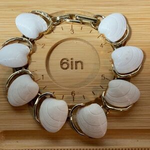 Rare find Vintage golden seashells bracelet